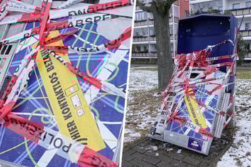 Dresden: Trauriger Anblick in Prohlis: Kippenautomat hängt auf halbmast