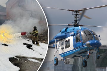 Hubschrauber stürzt auf Strandhaus: Vier Menschen sterben