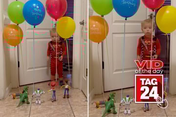 Viral Video of the Day for July 4, 2025: Toddler has priceless reaction to Toy Story characters' birthday surprise!