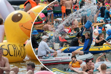 Kein Bock auf Montag? Hier feiern heute Tausende riesige Wasser-Party