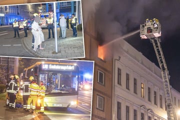 Leipzig: Ganzes Haus evakuiert: Ein Toter und zwei Verletzte bei Wohnungsbrand in Leipzig