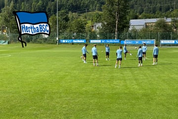 Hertha im Camp: Alte Dame trainiert hinter verschlossenen Türen