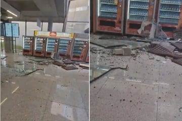 Schock für Malle-Urlauber am Flughafen: Decke in Ankunftshalle stürzt ein