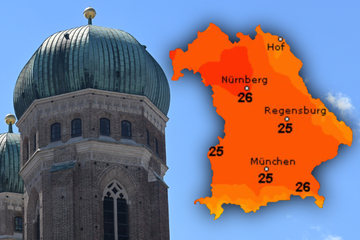 Wetter in Bayern am Wochenende: Bis zu 28 Grad sind im Freistaat drin!