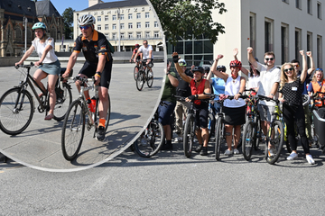 Chemnitz: Chemnitzer Macher vernetzen sich auf gemeinsamer Radtour