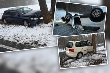Gefährlich glatte Straße in der Altmark: Drei Unfälle in 24 Stunden