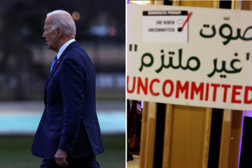 Biden's Michigan primary win overshadowed by unprecedented protest vote against Gaza war