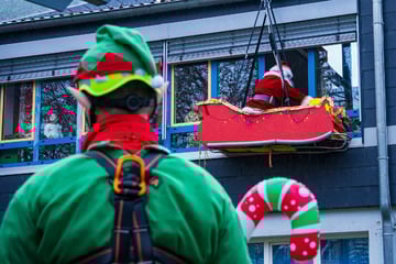 Spektakuläre Nikolaus-Überraschung für kranke Kinder