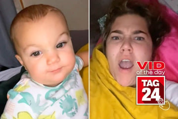 Viral Video of the Day for October 25, 2024: Mom's TikTok goes viral after infant's unexpected fart: "Vienna!"