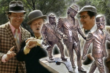 Von Sachsen-Fans mitfinanziert: Die Olsenbande bekommt endlich ihr Denkmal