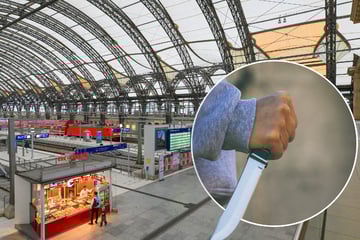 Dresden: Messer-Mann am Dresdner Hauptbahnhof: 20-Zentimeter-Küchenmesser in Jackentasche