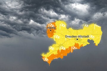 Unwetter-Front nähert sich Sachsen: Das erwartet den Freistaat