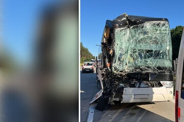 Unfall A2: A2 gesperrt: Viele Verletzte nach Unfall zwischen Bus und Laster