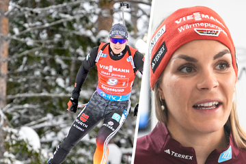 Deutsche Biathletin entschuldigt sich bei Partner: "Scheiße geschossen, bin geplatzt!"