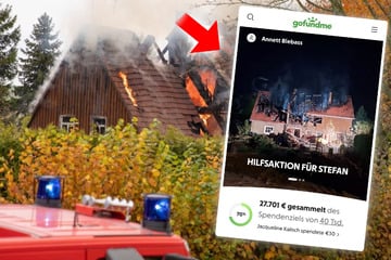 Flammeninferno zerstörte sein Haus: Freunde starten Spendenaufruf für Stefan