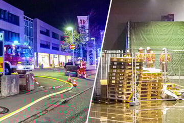 Feuer in Einkaufszentrum: Großeinsatz der Feuerwehr, hoher Sachschaden