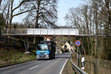 Amerika abgeschnitten: Brückensperrung spaltet den Forstgarten Tharandt