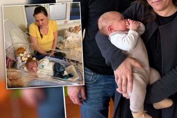 Leipzig: Seine Organe waren falsch angeordnet: Komplexe Herz-OP rettet Baby Leonard das Leben