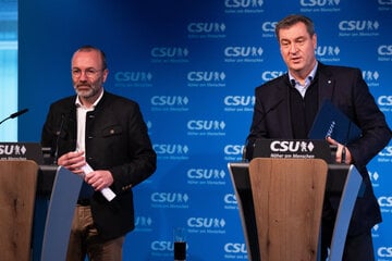 Parteitag, ist Wahlkampf: Weber und Söder läuten CSU-Endspurt für Europawahlkampf ein