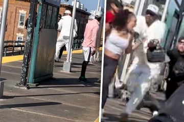 Mann belästigt Frau am Bahnsteig, dann wird er brutal niedergeschlagen