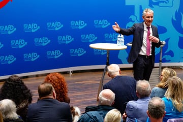 Björn Höcke in Düsseldorf: Rechtsextremist beleidigt Demonstrierende als "Opfer"