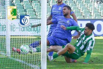 Ob der wirklich drin war? Egal, Chemie Leipzig feiert Super-Ratifo!