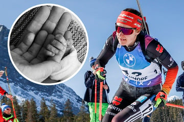 Deutscher Biathlon-Star wird zum ersten Mal Mama: So zuckersüß heißt die Kleine