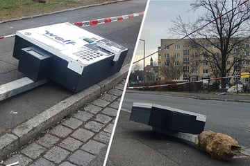 Dresden: Zigarettenautomat rausgerissen und hinterm Auto Hunderte Meter durch Dresden geschleift