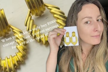 Frau shoppt 4-Euro-Ohrringe in Secondhandladen: Als sie auf die Rückseite schaut, fällt ihr die Kinnlade runter