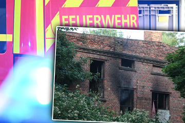 Leipzig: Feuer-Alarm in Leipzig: Erst brennt eine Gartenlaube, dann eine Ruine