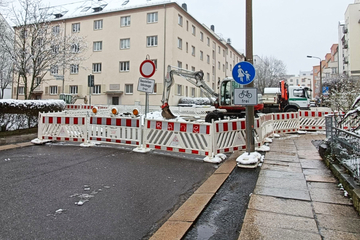 Baustellen Chemnitz: Weitere Vollsperrung in Chemnitz: Baustelle auf dem Kaßberg
