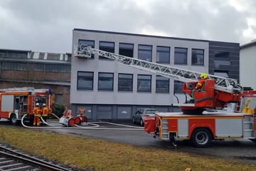 Rettungseinsatz nach Brand in Firmenbüro: Sieben Menschen verletzt