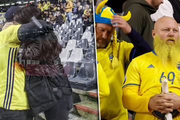 Nach Attentat: "Taten so, als wären wir Belgier" - Fans statteten Schweden mit Trikots aus