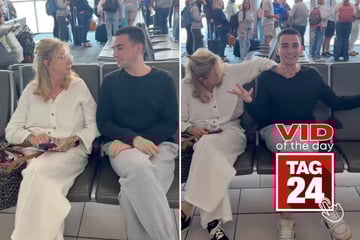 Viral Video of the Day for May 31, 2025: Guy's airport serenade leaves mom mortified!