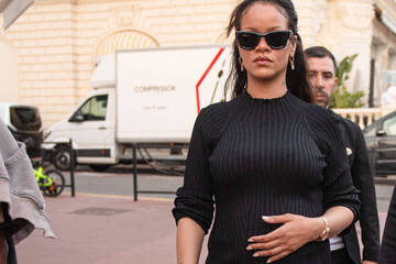 Is this dreamy Rihanna outfit a hint about her new baby's gender?