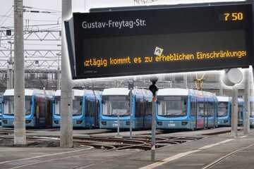 ÖPNV-Streik in Chemnitz: Morgen stehen Straßenbahnen und Busse still