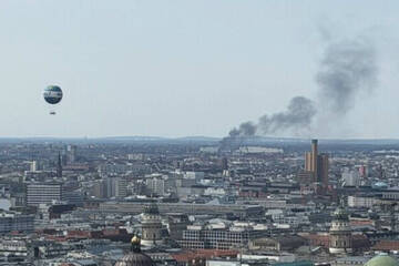 Berlin: Brand in Wilmersdorf: Schwarze Rauchwolke über Berlin