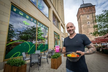 Chemnitz: Neue Gastro-Terrasse in Chemnitz: Galerie Roter Turm öffnet zum Stadthallenpark