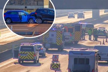 Unfall A5: Schwerer Auffahrunfall mit vier Verletzten: Langer Stau auf der A5
