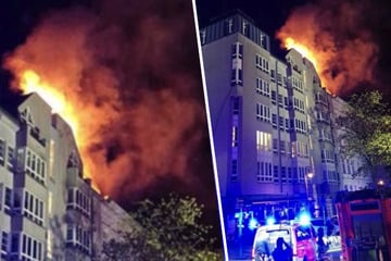 Berlin: Flammeninferno: Feuer bricht mitten in der Nacht in Wohnhaus aus