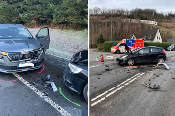 Fünf Verletzte im Kölner Umland: Ford räumt Ford ab - Frontalcrash durch Glätte