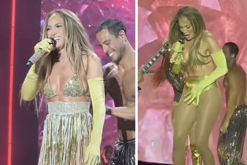 Jennifer Lopez suffers extreme wardrobe malfunction live onstage: "I'm glad I had underwear on!"