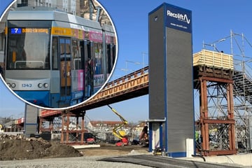 Leipzig: Weitere Einschränkungen und Staus: Gleisarbeiten an Georg-Schwarz-Brücke gehen in die nächste Runde