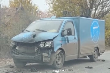 Ukraine-Krieg: Auto mit Journalisten mit Drohne angegriffen