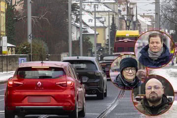 Zornige Autofahrer in Laubegast: "Die Baustelle ist gerade erst weg, jetzt ist hier der nächste Stau"