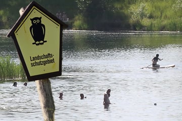 Dresden: Ordnungsamt hat schon resigniert: Bade-Ärger am Stausee Oberwartha