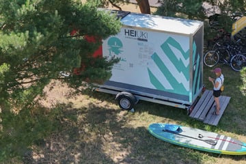 Leipzig: Neuer Container am Cossi aufgetaucht: Das hat es mit dem Automaten auf sich