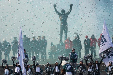 Eagles fans flood the streets of Philadelphia for epic Super Bowl parade