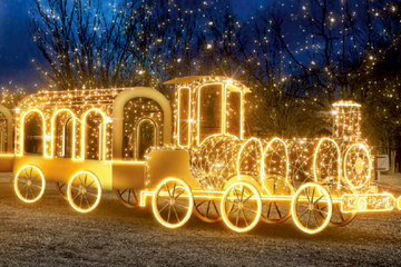 Sächsischem Freizeitpark geht ein Licht auf: Neue Winter-Attraktionen mit einer halben Million Lämpchen