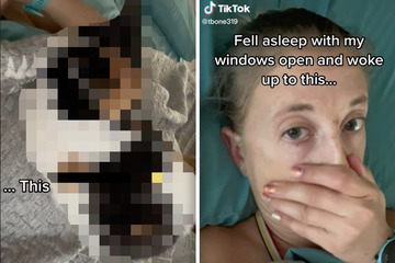 Frau schläft mit offenem Fenster ein: Als sie aufwacht, liegt jemand auf ihr